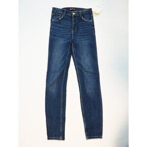 Zara Medium Wash High Waist Denim Skinny Blue Jeans, Size 4 (US)